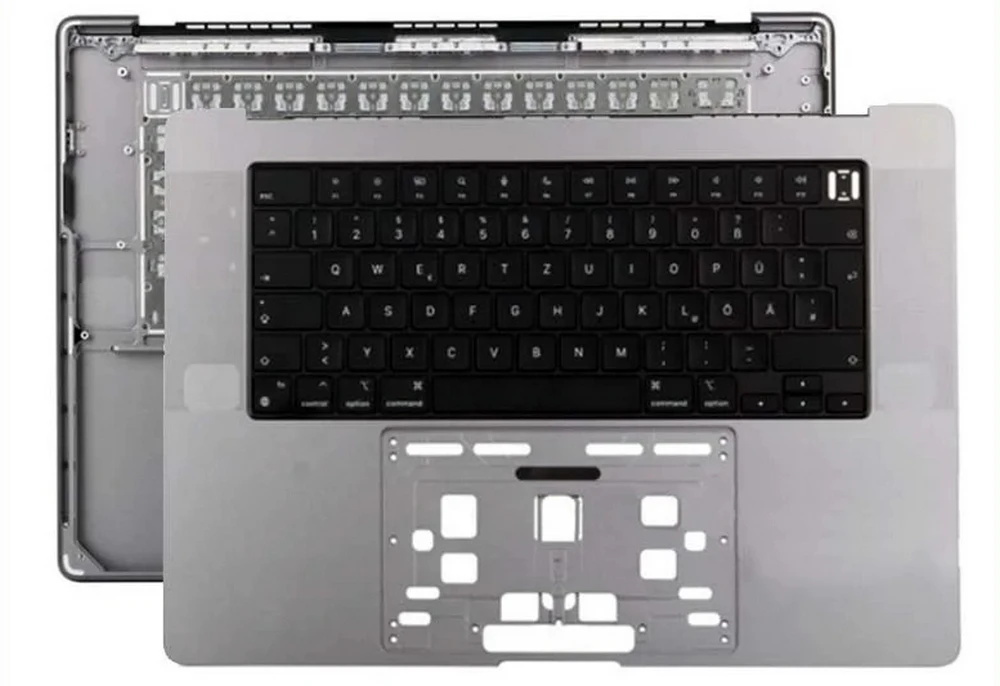 Topcase cu tastatura MacBook Pro 16 inch A2485 2021, UK, Silver