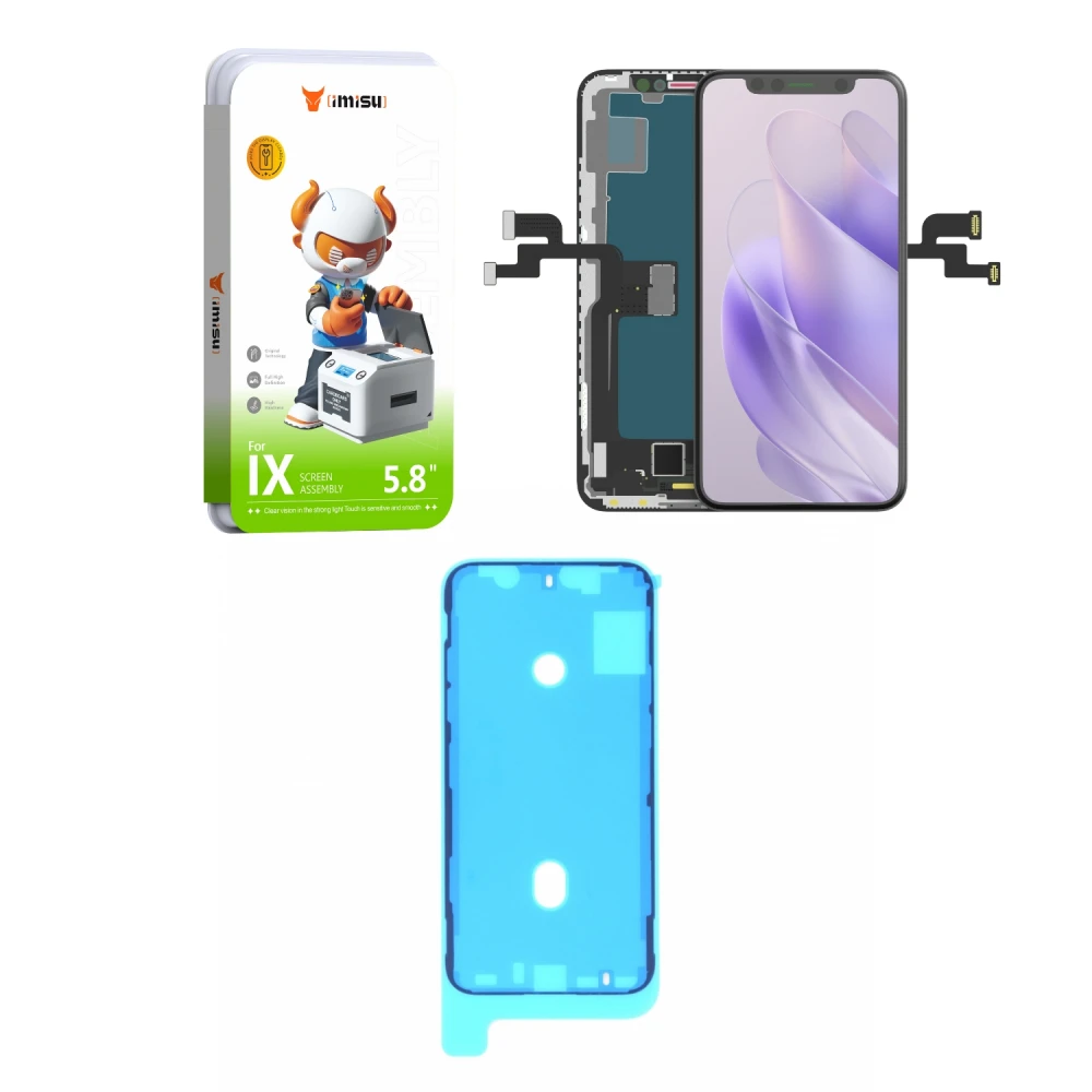 Display cu touchscreen iPhone X Prime Incell cu rama cu diagnoză