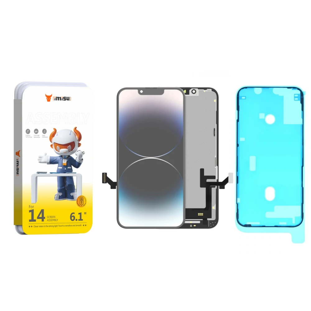 Display cu touchscreen iPhone 14 Prime Incell cu rama, suport IC transplant cu diagnoză