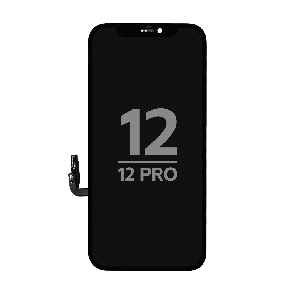 Display Soft OLED iPhone 12 / 12 Pro Compatibil IC Transplant Negru
