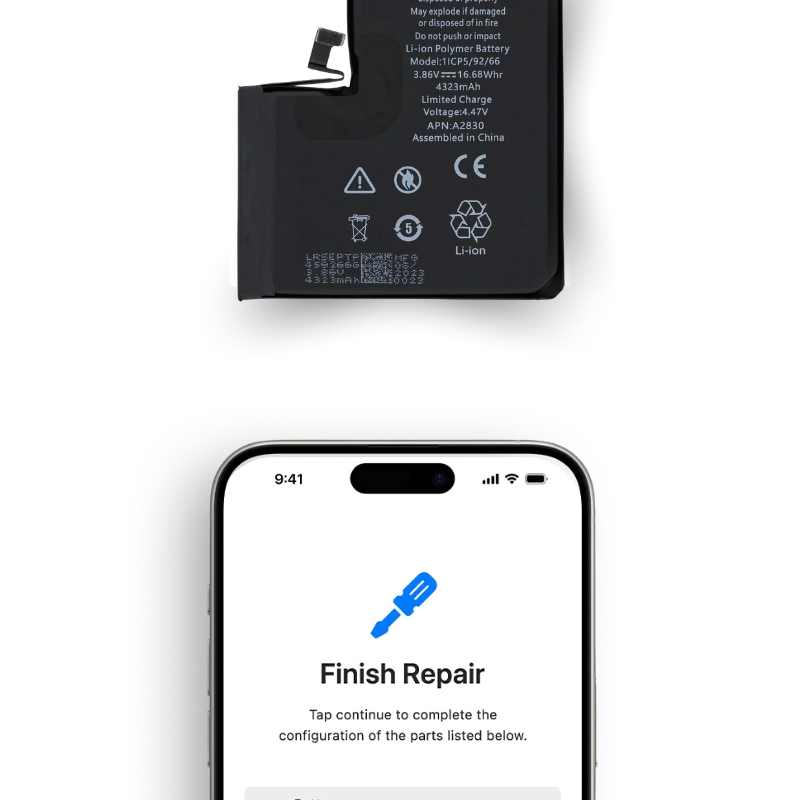 Baterie iPhone 14 Pro 3490 mAh, High Capacity Diagnostic (diagnoza)