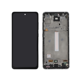 Display complet OLED Samsung Galaxy A52s 5G A528B Alb Compatibil